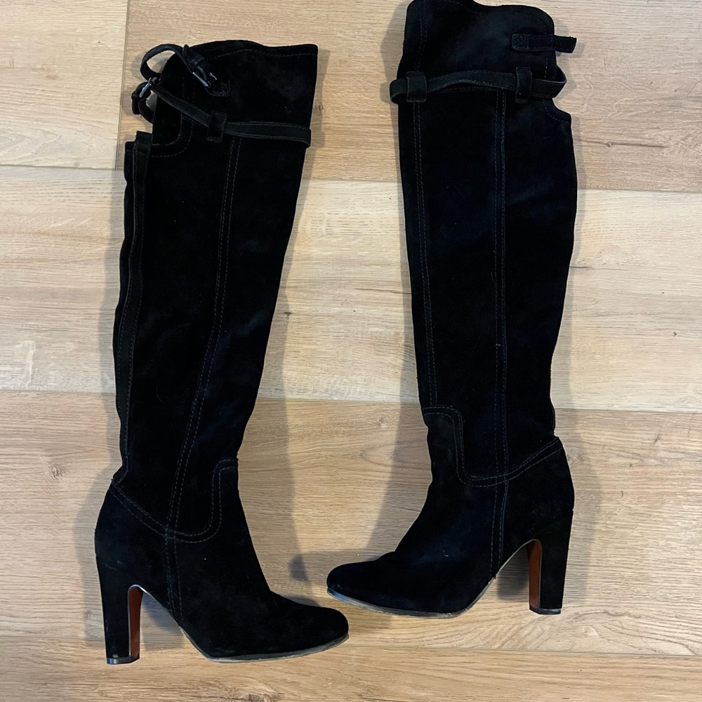 Sam Edelman Black Over the Knee Boots